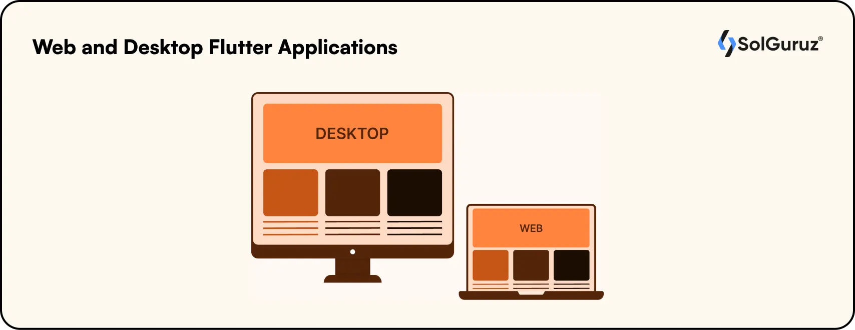 web and desktop flutter applications