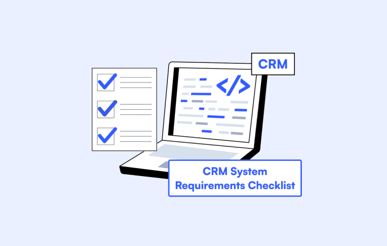 crm system requirements checklist